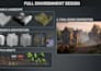design 3d game environment metaverse environment in blender or unreal engine